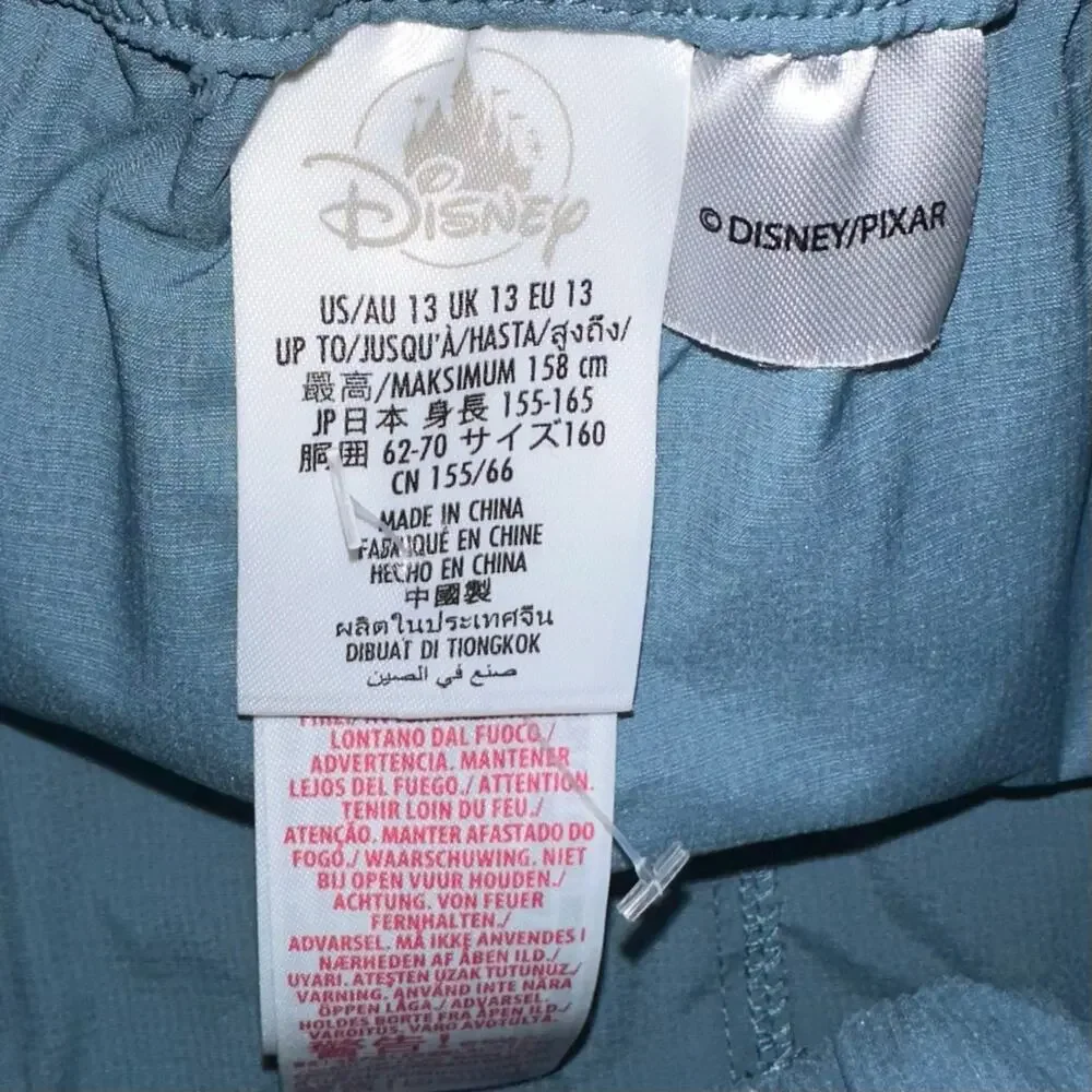 Disney Youth Blue Buzz Lightyear Reflective Cargo Jogger Pants Size 13